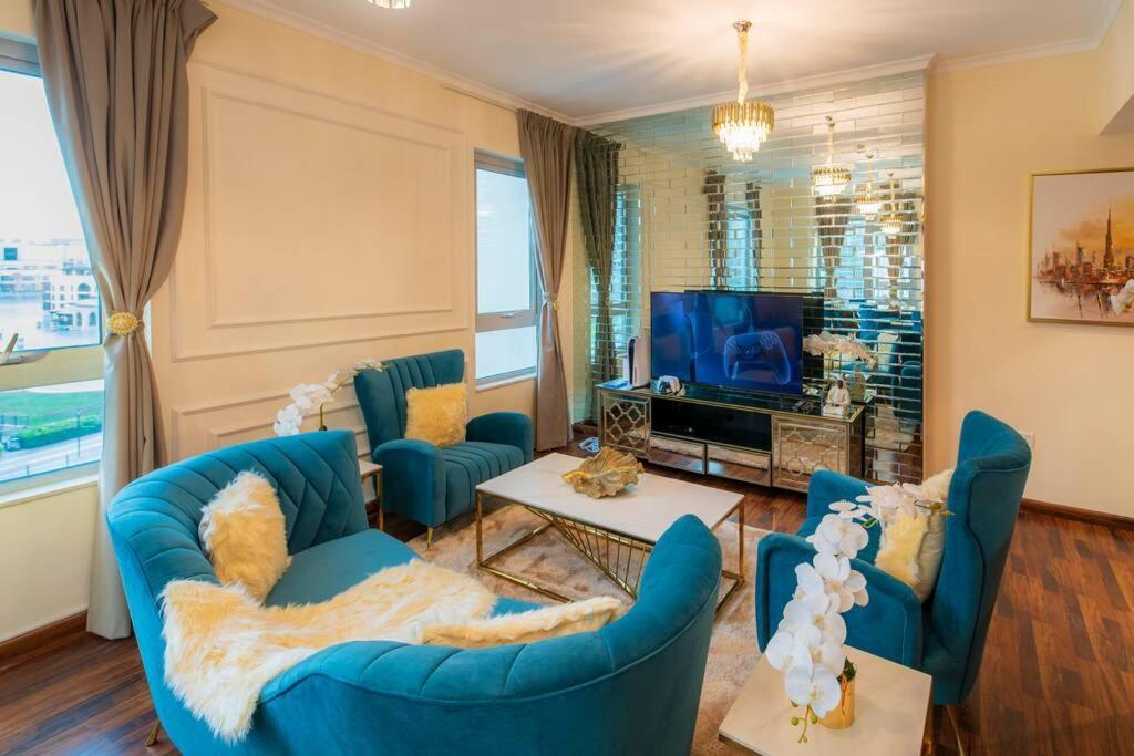 First Class 2Br With Full Burj Khalifa And Fountain View Dubaj Exteriér fotografie