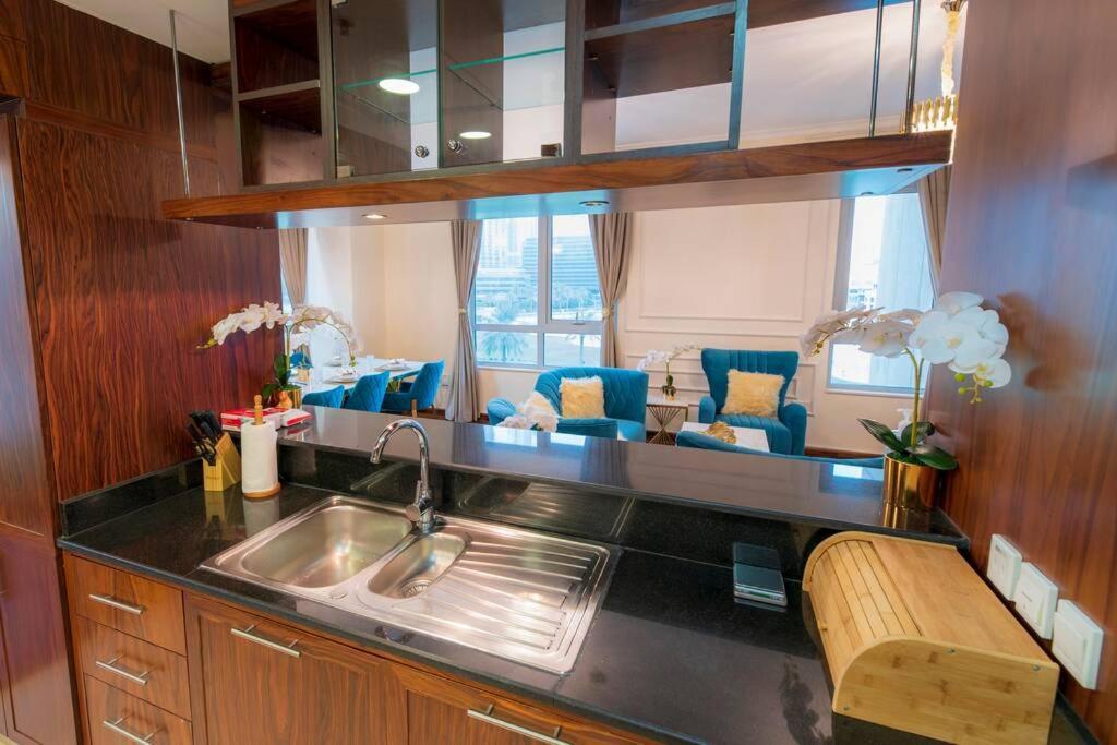 First Class 2Br With Full Burj Khalifa And Fountain View Dubaj Exteriér fotografie
