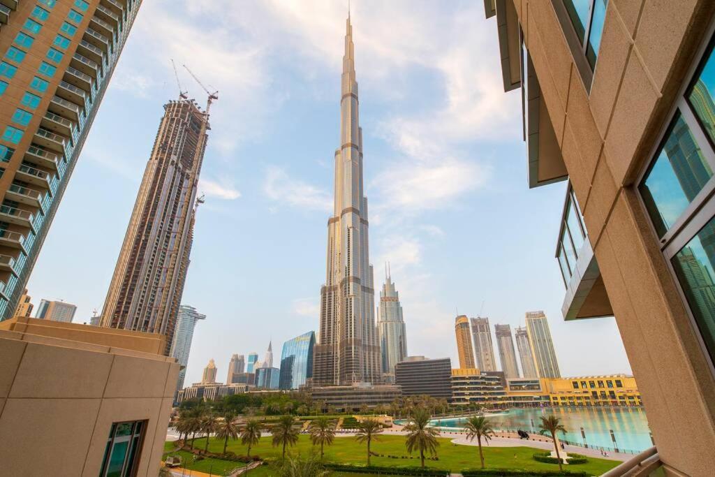 First Class 2Br With Full Burj Khalifa And Fountain View Dubaj Exteriér fotografie
