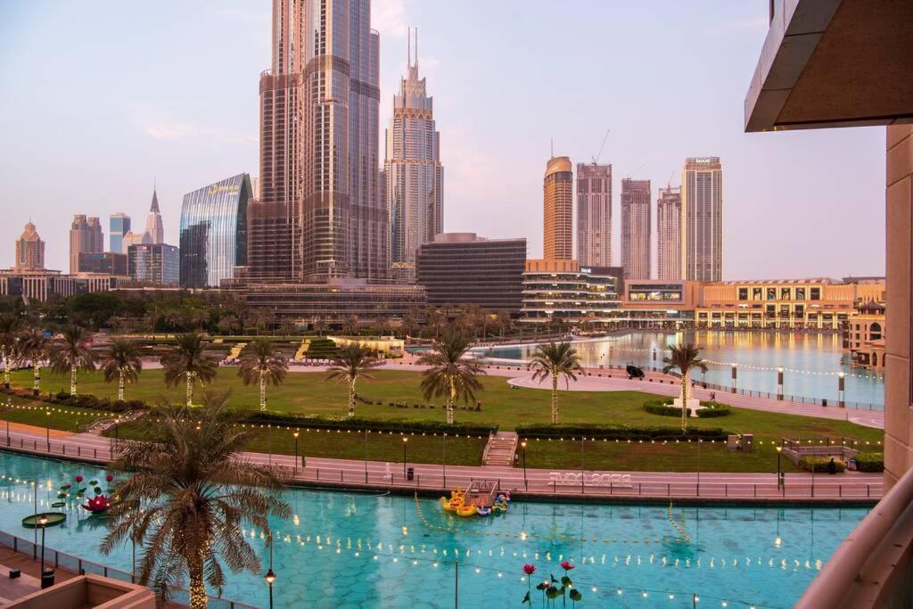 First Class 2Br With Full Burj Khalifa And Fountain View Dubaj Exteriér fotografie