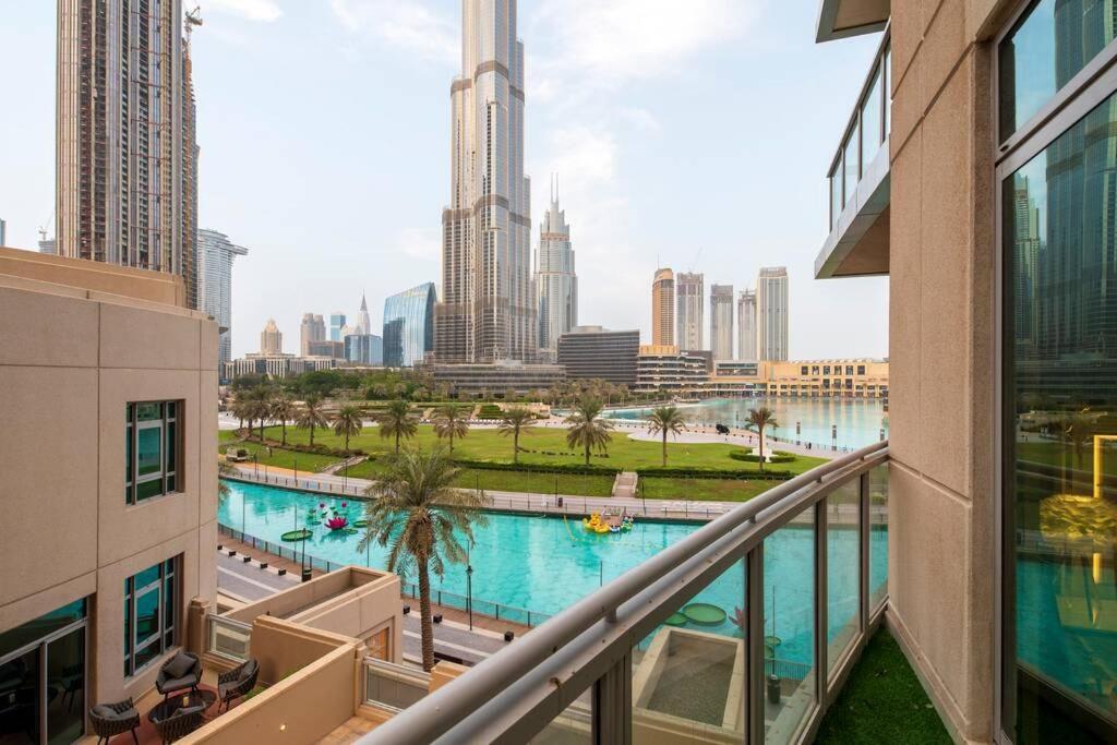 First Class 2Br With Full Burj Khalifa And Fountain View Dubaj Exteriér fotografie